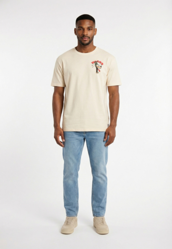 Tee shirt Le Temps Des Cerises velokrom 1036  off white