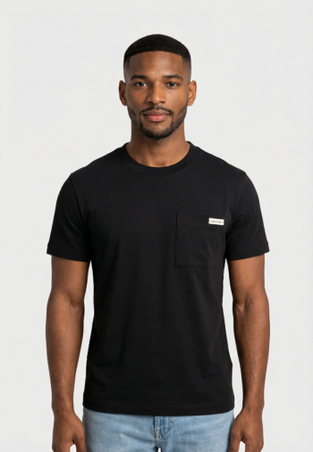 Tee shirt calvin klein jeans ss 20s jersey easy ub1 black