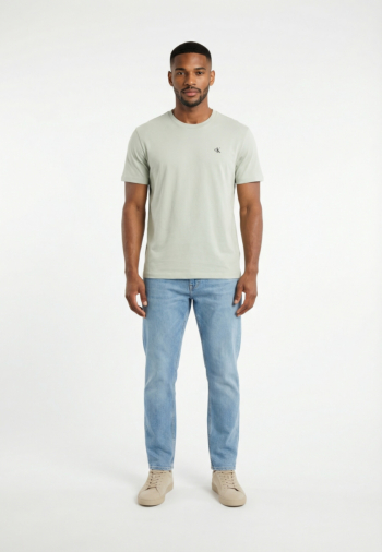 Tee shirt calvin klein jeans classic monogram 3q0 pale meadow