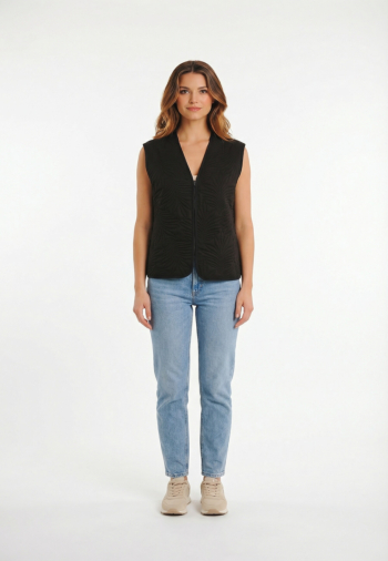 Gilets cardigans sun valley yalir 9999 noir