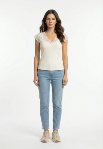 Tee shirt morgan 222-delo ecru