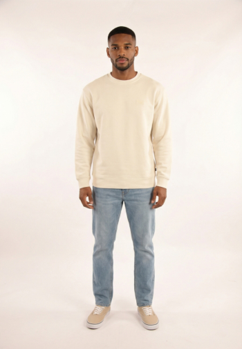 Sweat vans crewneck c9f1 egret