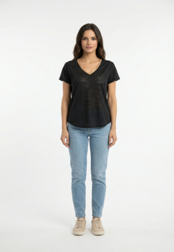 Tee shirt molly bracken t427ep marine