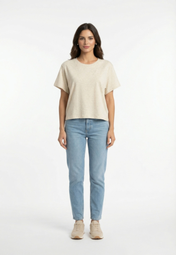 Tee shirt american vintage ypawood gris chine