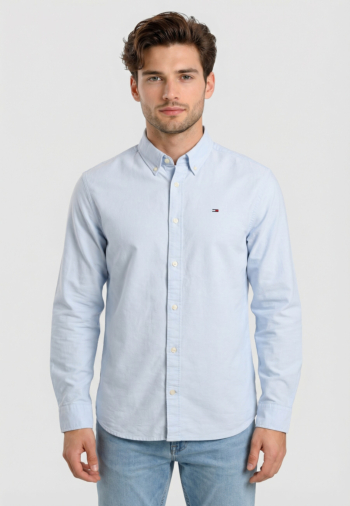 Chemise tommy jeans reg oxford c3q sweet blue