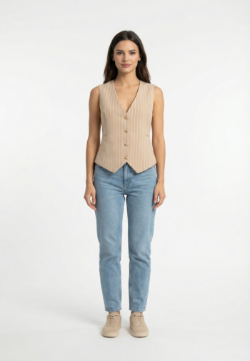 Gilets sans manche yes zee g215 ca00 2222 variante beige