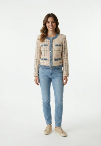 Blousons et vestes salsa chanel-style tweed 112