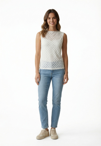 Debardeurs grace & mila vintie ivoire