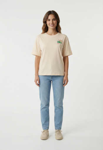 Tee shirt Le Temps Des Cerises palms 1999  craie