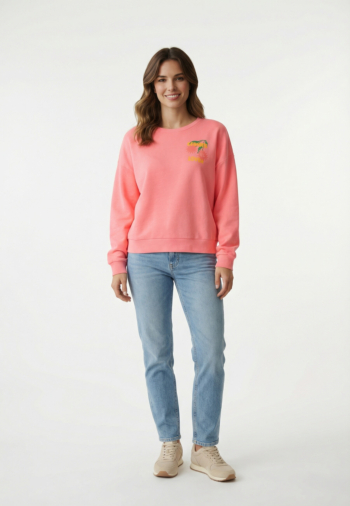 Sweat Le Temps Des Cerises piraya 5023  pink fluo