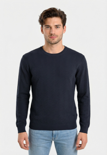 Pull hiver armani exchange xm002435 fb429 dress blues waves