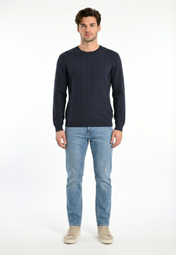 Pull hiver armani exchange xm002435 fb429 dress blues waves