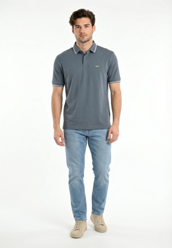 Polos armani exchange xm001287 u9302 china blue