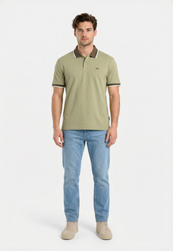 Polos armani exchange xm002329 u7210 hedge green