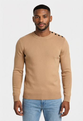 Pull leger saint james cancale toile