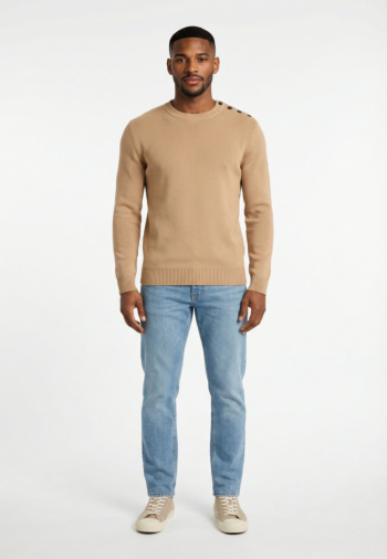 Pull leger saint james cancale toile