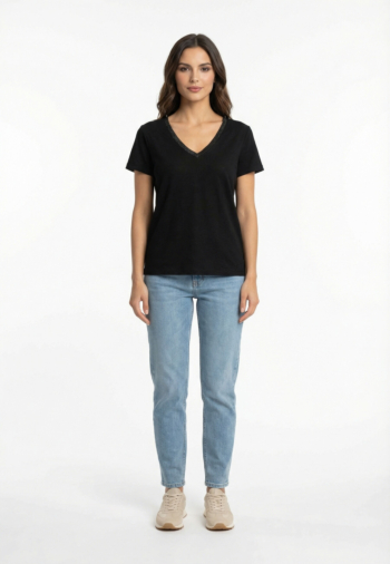 Tee shirt grace & mila vasco noir