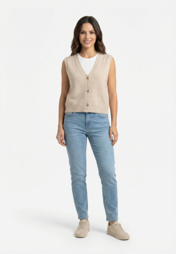 Gilets cardigans grace & mila nars sable