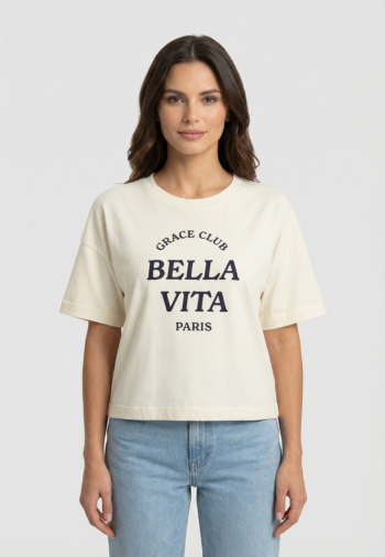 Tee shirt grace & mila voss ecru