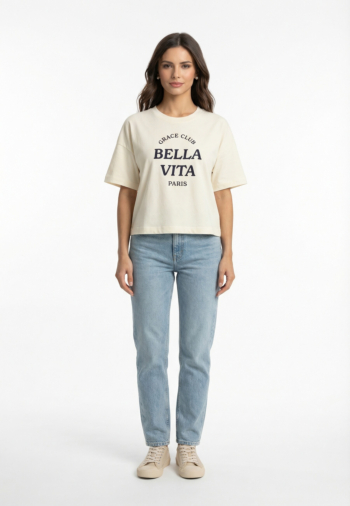 Tee shirt grace & mila voss ecru