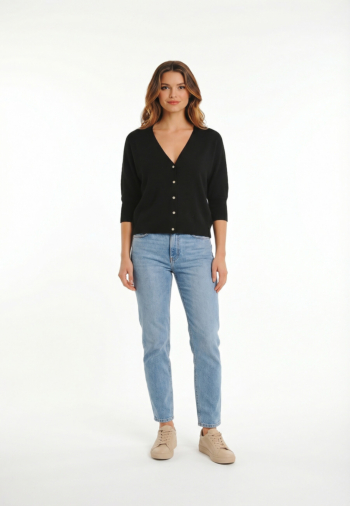 Gilets cardigans morgan 251-mbatsi noir