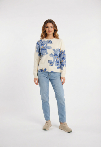 Pull leger morgan 261-mirisa bleu ciel