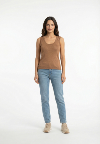 Debardeurs Le Temps Des Cerises haneia 8052  tabac