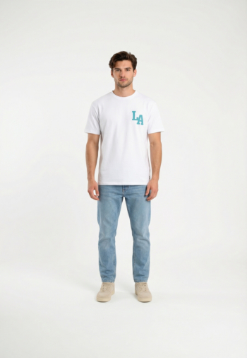 Tee shirt Le Temps Des Cerises lom 1001  white