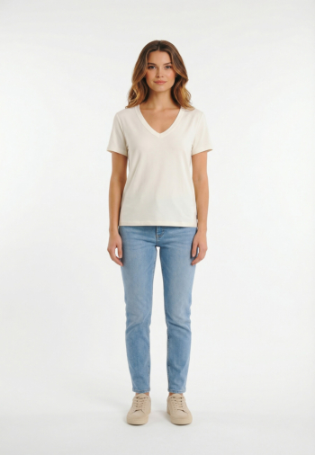 Tee shirt Le Temps Des Cerises vaia 1107  vanilla