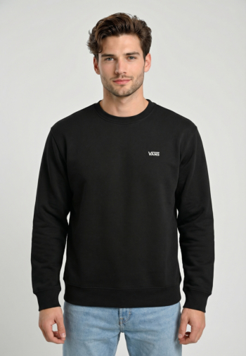Sweat vans left chest ii loose crew blk1 black