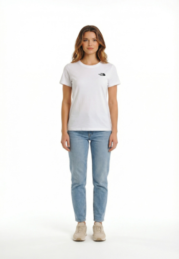 Tee shirt the north face evolution simple dome slm fn41 tnf white