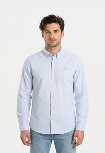 Chemise barbour striped oxtown tailored bl32 sky blue