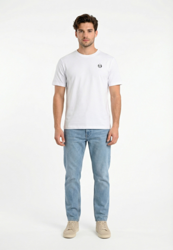 Tee shirt sergio tacchini warhol co 1050-wht/bse
