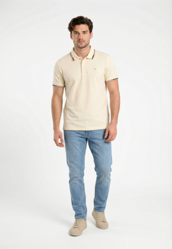 Polos Benson & Cherry gemstone ecru