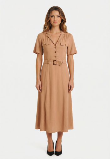 Robe la petite etoile raya 13 beige