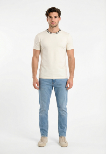 Tee shirt Benson & Cherry taba ecru