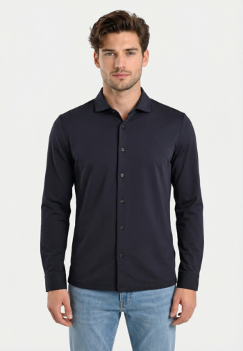 Chemise Benson & Cherry ledrive marine