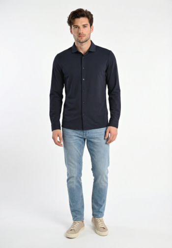 Chemise Benson & Cherry ledrive marine