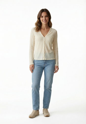 Pull leger grace & mila venezia ecru