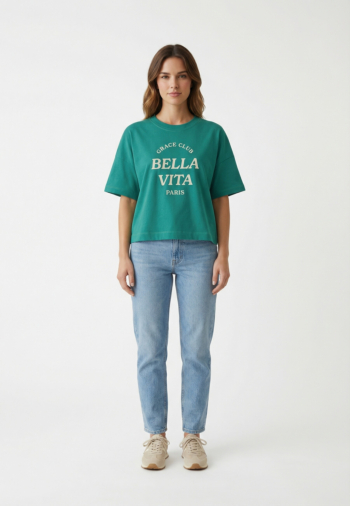 Tee shirt grace & mila voss vert