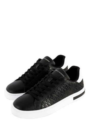 Baskets basses armani exchange xm000140 black/optic white