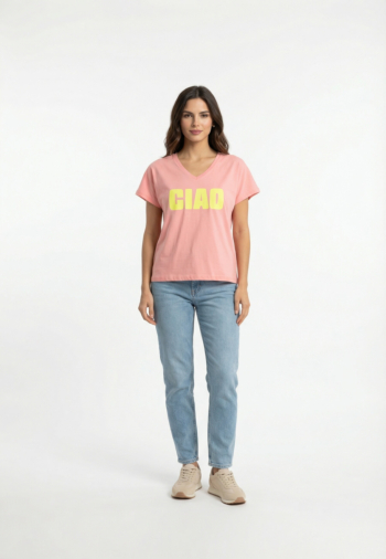 Tee shirt only vanilla romance rose ciao safety yellow