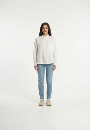 Chemisier salsa oversize linen 001