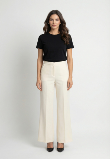 Pantalons la petite etoile ponny 12 ivoire