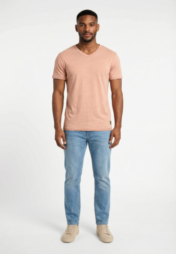 Tee shirt Le Temps Des Cerises akru 5035  powder