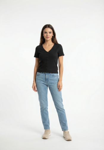 Chemisier manches courtes levi's® muse 0000 caviar