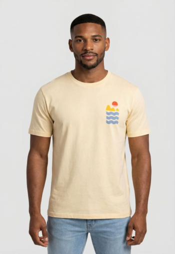 Tee shirt natif medes creme