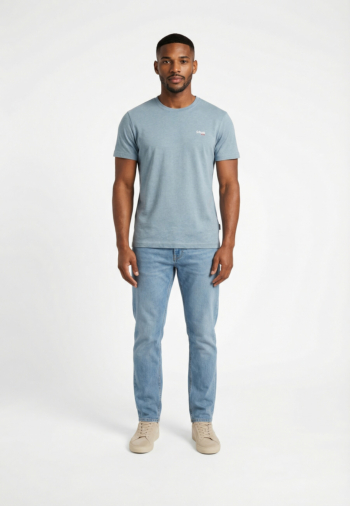 Tee shirt schott strike1 azur