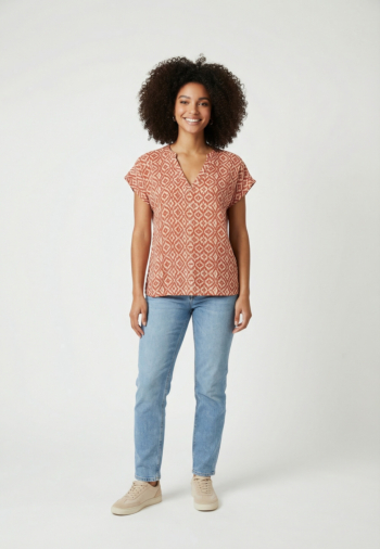 Tee shirt sun valley rocchi 8065 argile