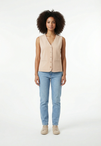 Gilets sans manche sun valley ylfin 1050 beige clair